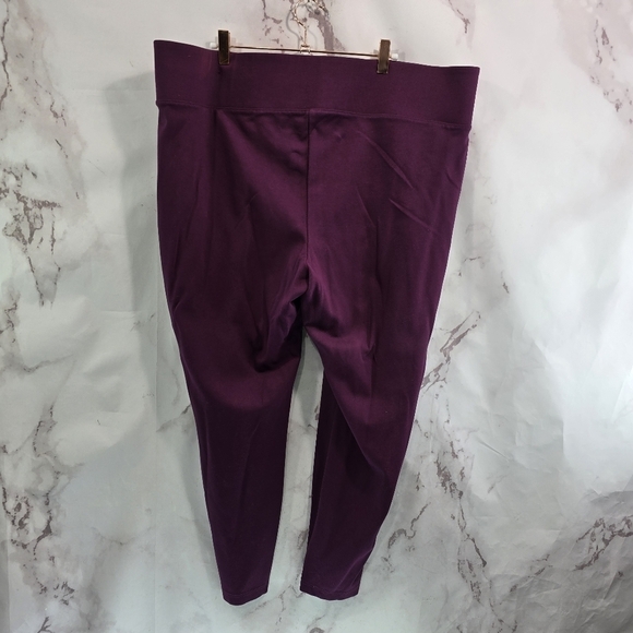 Torrid Pants Womens 3 3X Regular Purple Stretch Pull On Ponte Pixie High Rise - Picture 5 of 12
